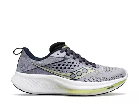 Кроссовки Saucony Ride 17 для бега — женские, цвет Iris Purple/Team Blue/Light Green