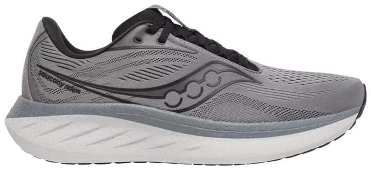 Кроссовки Saucony Ride 18 'Cinder Black', серый