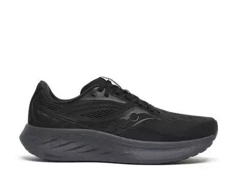 Кроссовки Saucony Ride 18 для бега — мужские, черные/темно-серые