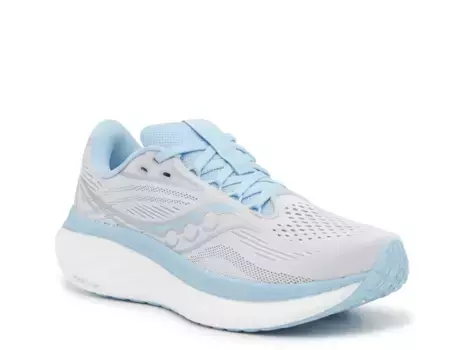 Кроссовки Saucony Ride 18 для бега — женские, серые/синие