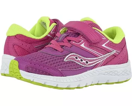 Кроссовки Saucony S-Cohesion 13 A/C, цвет Purple/Pink/Green Leather/Mesh