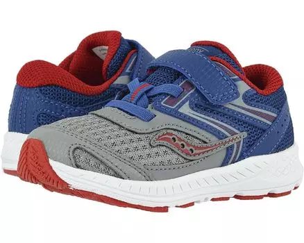Кроссовки Saucony S-Cohesion 13 Jr, цвет Blue/Grey/Red Leather/Mesh