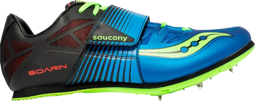 Кроссовки Saucony Soarin J2 Blue Slime, синий