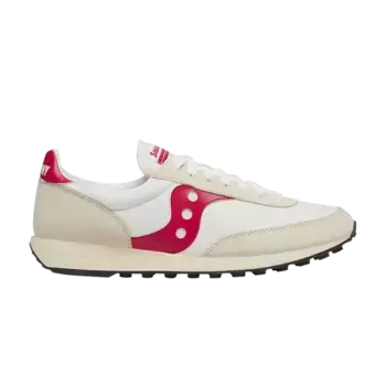 Кроссовки Saucony Trainer 80 White Red, кремовый