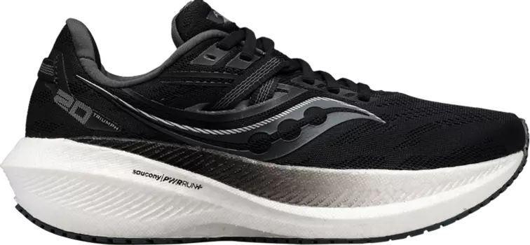 Кроссовки Saucony Triumph 20 Black White, черный