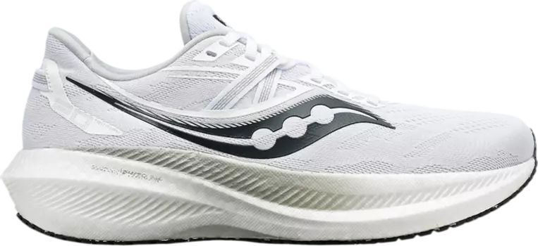 Кроссовки Saucony Triumph 20 White Black, белый