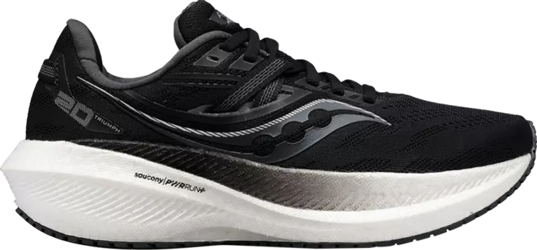 Кроссовки Saucony Triumph 20 Wide Black White, черный