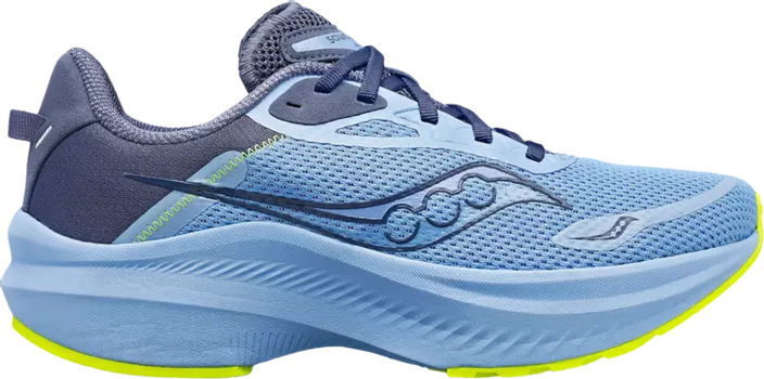 Кроссовки Saucony Wmns Axon 3 Ether Citron, синий