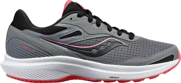 Кроссовки Saucony Wmns Cohesion 16 Charcoal Petal, серый