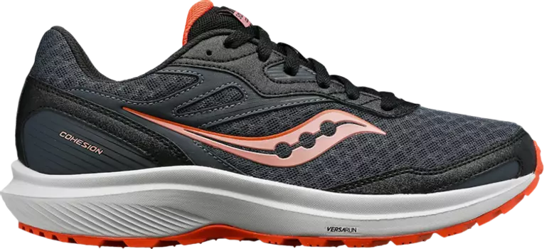 Кроссовки Saucony Wmns Cohesion TR16 Wide Shadow Ember, черный
