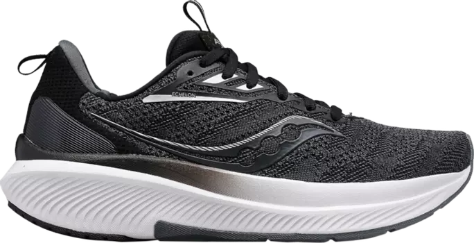 Кроссовки Saucony Wmns Echelon 9 Wide Black White, черный