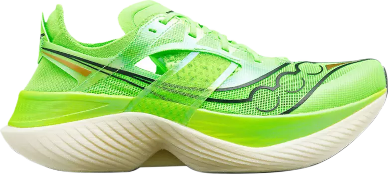 Кроссовки Saucony Wmns Endorphin Elite Slime, зеленый