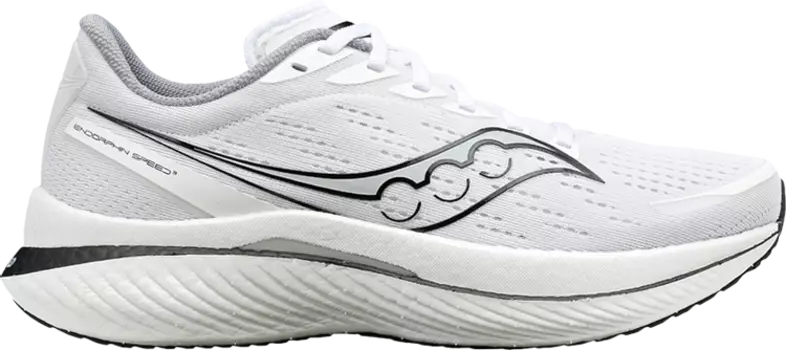 Кроссовки Saucony Wmns Endorphin Speed 3 White Black, белый