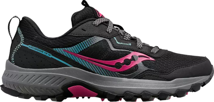Кроссовки Saucony Wmns Excursion TR16 Black Fuchsia, черный