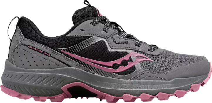 Кроссовки Saucony Wmns Excursion TR16 Charcoal Rose, серый
