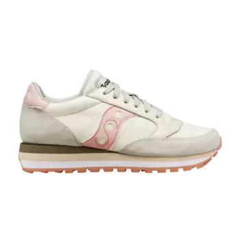 Кроссовки Saucony Wmns Jazz Triple Glitter - Beige Salmon, кремовый