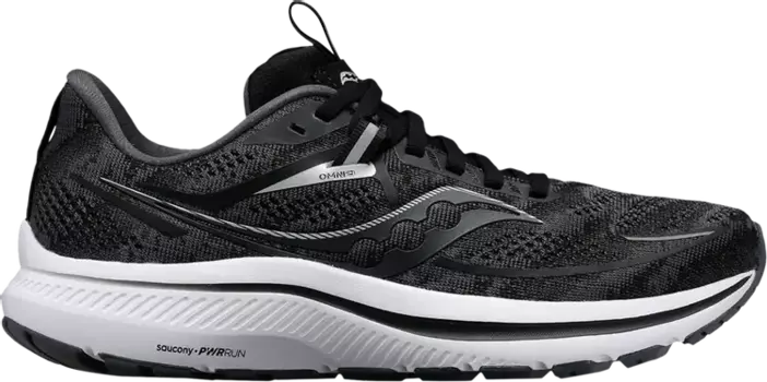 Кроссовки Saucony Wmns Omni 21 Wide Black White, черный