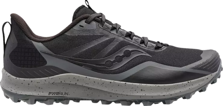 Кроссовки Saucony Wmns Peregrine 12 Black Charcoal, черный