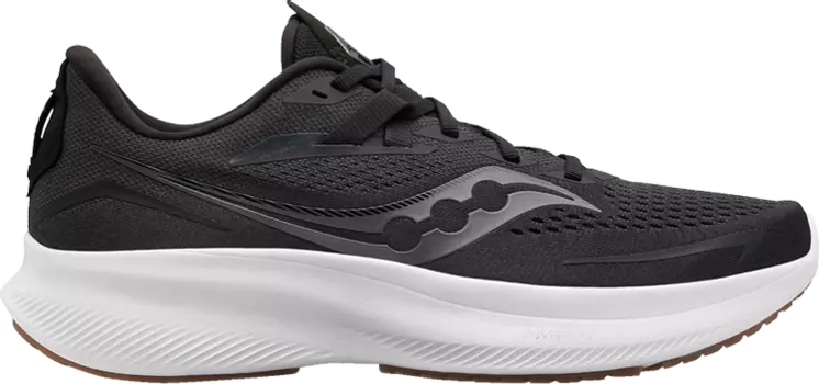 Кроссовки Saucony Wmns Ride 15 Black Gum, черный
