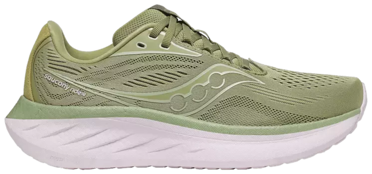 Кроссовки Saucony Wmns Ride 18 'Hemlock Bloom', зеленый