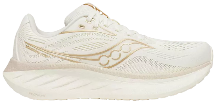 Кроссовки Saucony Wmns Ride 18 Wide 'Vanilla', кремовый