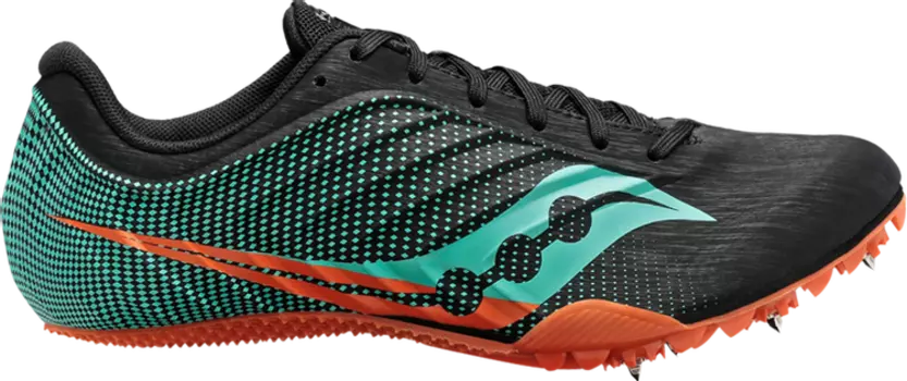 Кроссовки Saucony Wmns Spitfire 5 Black Cool Mint, черный