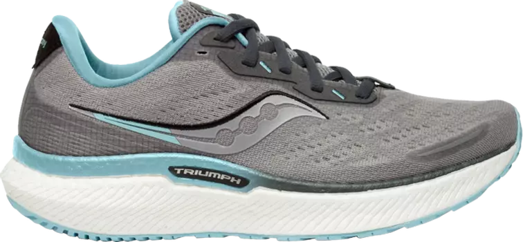 Кроссовки Saucony Wmns Triumph 19 Wide Alloy Powder, серый