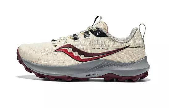 Кроссовки saucony Women's Peregrine 13 'Glow Sundown', бежевый/красный