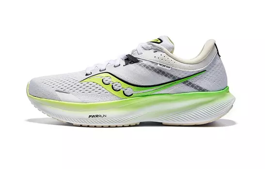 Кроссовки saucony Women's Ride 16 'White Slime', зеленый