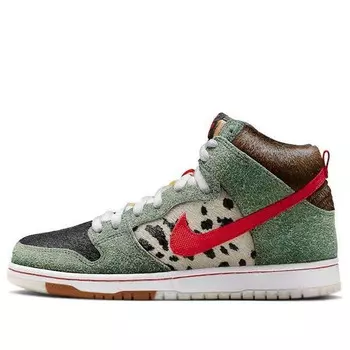 Кроссовки sb dunk high 'walk the dog' Nike, мультиколор