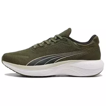 Кроссовки Scend Pro Running унисекс с низким верхом, зеленые/черные Puma