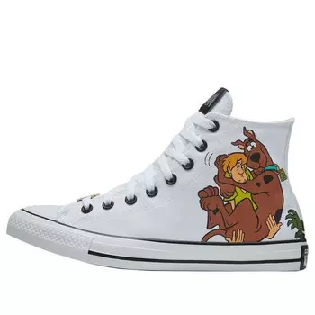 Кроссовки scooby-doo x chuck taylor all star high 'the gang and villains' Converse, белый