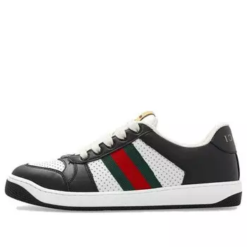 Кроссовки screener 'black white' Gucci, черный