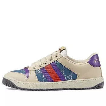 Кроссовки screener 'blue gg lam' Gucci, синий