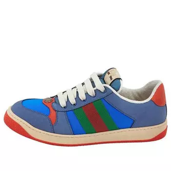 Кроссовки screener 'blue orange' Gucci, синий