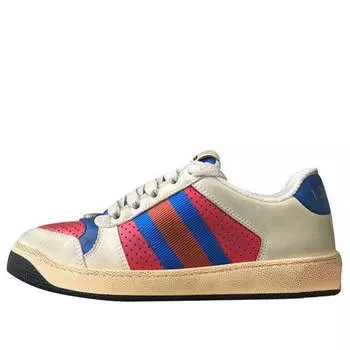 Кроссовки screener leather Gucci, белый