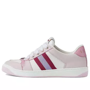 Кроссовки screener low-top sneakers 'white pink' Gucci, белый