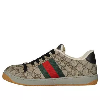 Кроссовки screener sneaker 'gg monogram - beige' Gucci, бежевый