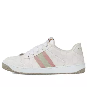 Кроссовки screener sneaker 'white gg supreme' Gucci, белый