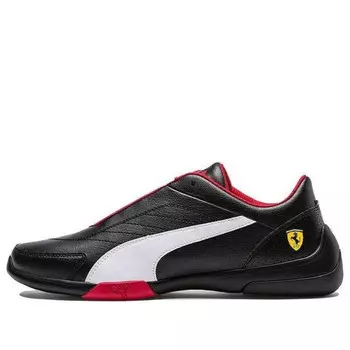 Кроссовки scuderia ferrari x kart cat 3 'black red' Puma, черный