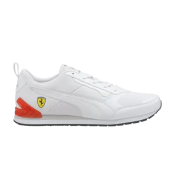 Кроссовки Scuderia Ferrari x Track Racer 'White Rosso Corsa', белый