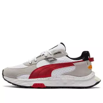 Кроссовки scuderia ferrari x wild rider 'white rosso corsa' Puma, белый