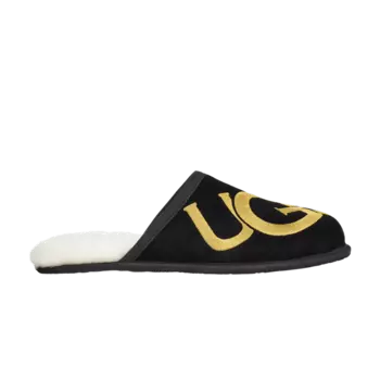 Кроссовки Scuff Slipper 'Logo - Black Gold', черный