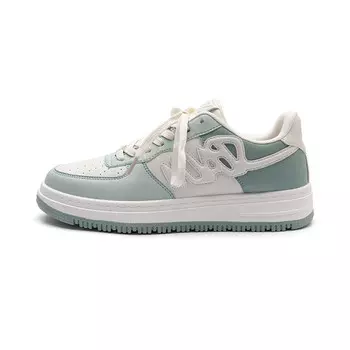 Кроссовки Seattle Palm Stylish Skateboarding Shoes Unisex Low-top, белый/черный