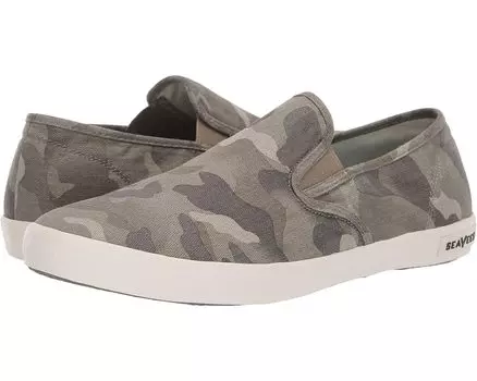 Кроссовки SeaVees Baja Slip-On Saltwash, цвет Sage Camo