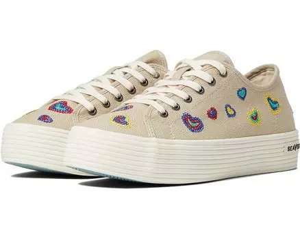 Кроссовки SeaVees Monterey Sneaker Platform W, цвет Rainbow Heart