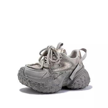 Кроссовки SELAIYA Chunky Sneakers Women's Low-top, цвет Apricot