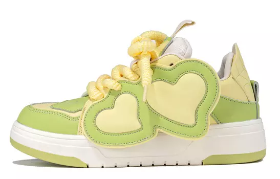 Кроссовки SEMIR Skateboarding Shoes Women's Low-top, светло-желтый