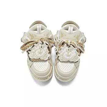 Кроссовки SENGUOGUO Skateboarding Shoes Unisex Low-top Beige, бежевый