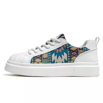 Кроссовки SENMA Semir Skateboarding Shoes Men Low-top, белый/синий